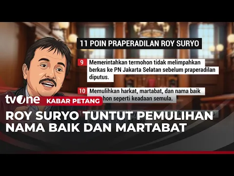 Hakim Kabulkan Sebagian Praperadilan Roy Suryo, Penangkapan dan Penahanan Tak Sah