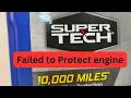 Super Tech oil lab results Super tech is not for modern engine use Super tech oil analysis