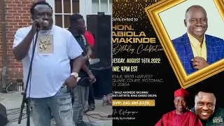 saheed osupas performance for hon abiola makinde in minnesota maryland america