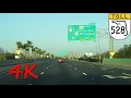 Beachline Expressway FL 528 Exits 16 to 1 westbound 4K