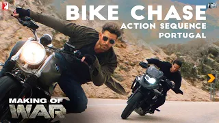 making of war bike chase action sequence portugal hrithik roshan tiger shroff siddharth anand