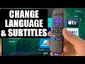 Roku How to Change Language Subtitles Language on Any Device
