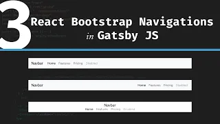 3 Ways to Create a React Bootstrap Navigation Bar in Gatsby JS Gatsby JS Tutorial