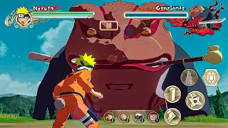 DERROTE O GAMABUNTA OU FALHE! EU JOGUEI A PRIMEIRA LUTA CONTRA CHEFES DO NARUTO STORM MOBILE...