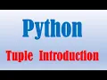 Python Tuple Introduction