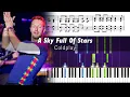 Download Lagu Coldplay - A Sky Full of Stars - Accurate Piano Tutorial with Sheet Music