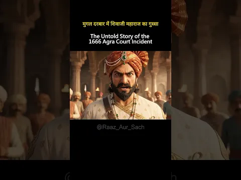 When Shivaji Maharaj Refused to Bow Before Aurangzeb! ⚔️#shivajimaharaj #chhatrapatishivajimaharaj