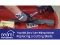 How to Replace a Troy-Bilt Zero-Turn Riding Mower Cutting Blade