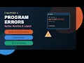 Class 10 - Lecture 08 Syntax Runtime and Logical Errors IDE and its Benefits