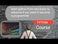 Python Tutorial For Beginners In Hindi