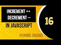 16 Increment Decrement in javascript in Tamil