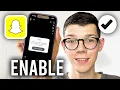 How To Allow Camera Access In Snapchat Fix - Full Guide