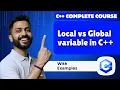 Lec-11 Local vs Global Variables in C Scope of Variables Explained with Real-Life Examples
