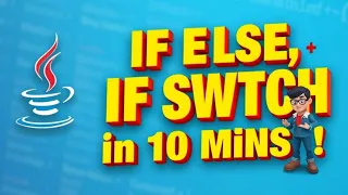 Java Conditional Statements Explained with Examples If Else Switch in 10 Mins Hindi