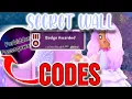 CODES TO UNLOCK THE SECRET WALL IN CAMPUS 3 Roblox Royale High