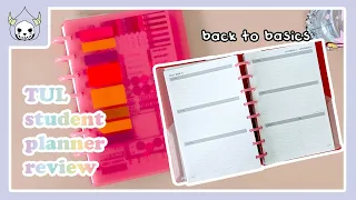 Office Depot TUL Half Letter Discbound Student Planner Review