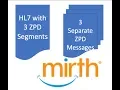 Split Multiple Z segments Into Individual HL7 Messages