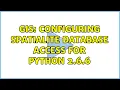 GIS Configuring spatialite database access for Python 2 6 6 2 Solutions