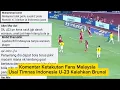 Download Lagu Komentar Ketakutan Fans Malaysia Usai Timnas Indonesia U-23 Bantai Brunei Darussalam