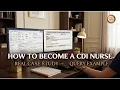 How to Become a CDI Nurse Real Case Study Query Example