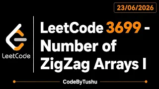 LeetCode 3699 Number of ZigZag Arrays I Java Solution Dynamic Programming CodeByTushu