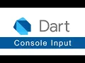 6 4 How do I read console input stdin in Dart