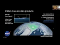 ICESat-2 2020 Petty Scheick Smith Steiker - Intro to Sea Ice Land Ice Products Data Access