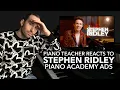 Download Lagu Piano Teacher Reacts to Stephen Ridley Piano Academy Ads | SCAM Alert
