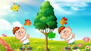 деревоі і листочки рухлива гра музична авторська 