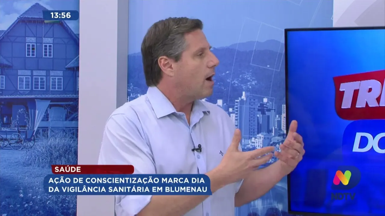 Saúde: ação de conscientização marca dia de vigilância sanitária em Blumenau