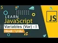JavaScript Variables Tutorial in Hindi Urdu