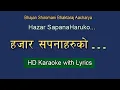 Download Lagu Hazar Sapana Haruko | Nepali Karaoke Track With Lyrics