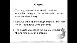 Java Course Chapter 9 Objects and Classes part01