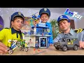Leo and Mikel are police officers at the TOY Police Station