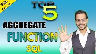SQL Part 14 - TOP 5 Aggregate function in SQL How to use Aggregate function in PostgreSQL