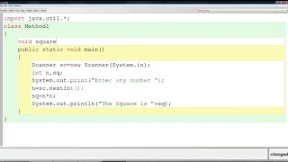 Creating void method without parameters