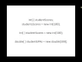 Intro to Arrays in Java