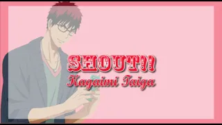 kagami taiga shout romaji kanji english full lyrics