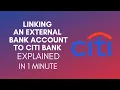 How To Link An External Bank Account To Citi Bank 2025