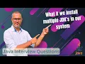 7 If we install multiple JDK s and set them in environment variable which will be used by cmd