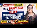 UGC NET Sociology Re-Exam 2026 Unit-1 Sociological Theory Complete Revision Marathon Questions