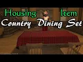 FFXIV Country Dining Set Housing Item