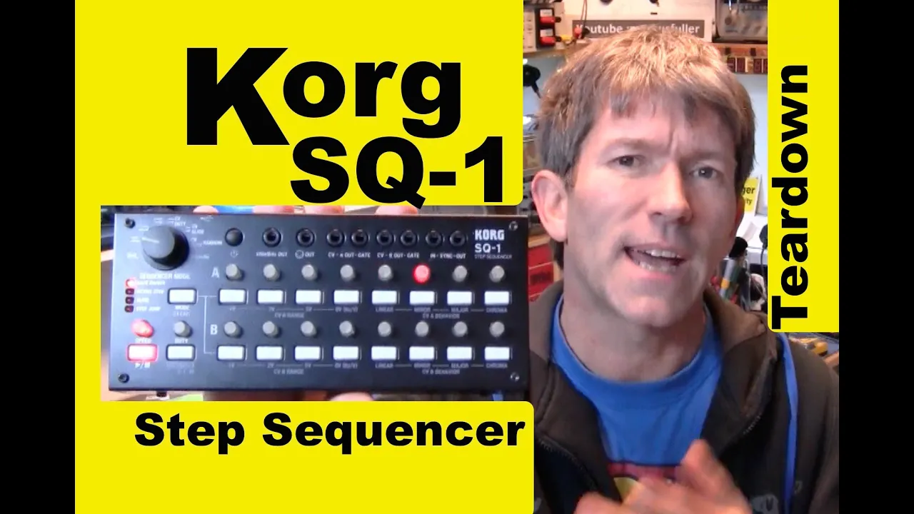 Korg SQ-1 CV Gate Step sequencer Teardown MF#67