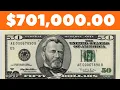 Don t Spend This 50 Bill US Fifty Dollar Bill Rare Signatures and Their Worth Up 701 000 00