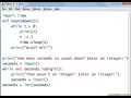 Building a Countdown Timer in Python