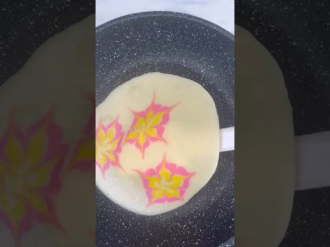 Flower Crepe #pancake #crepe