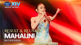 MAHALINI - BATASI RASA | RESULT & REUNION | Indonesian Idol Season 14