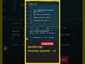 JavaScript Interview Questions JavaScript Telugu JavaScript Tutorial For Beginners JS Tutorial