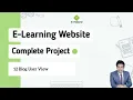 Build website project e learning php project web development projects Part 12 Blog User View