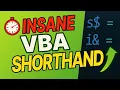Write VBA Faster Powerful Shorthand Tips to Clean Up Your Code